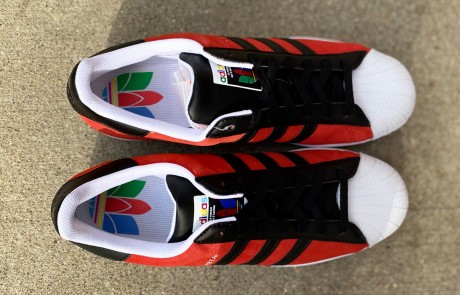 adidas Superstar red black1