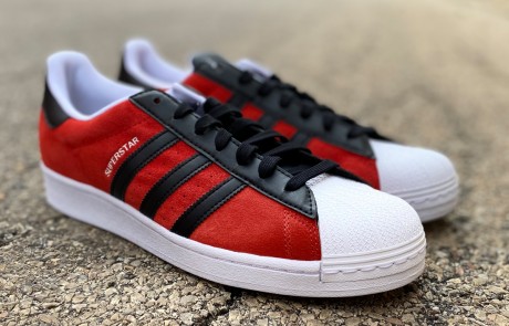 adidas Superstar red black4