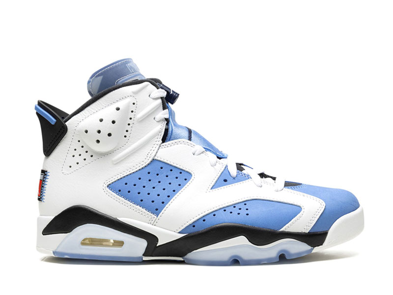 Air Jordan 6 UNC Blue White