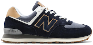 New Balance 574 black tan