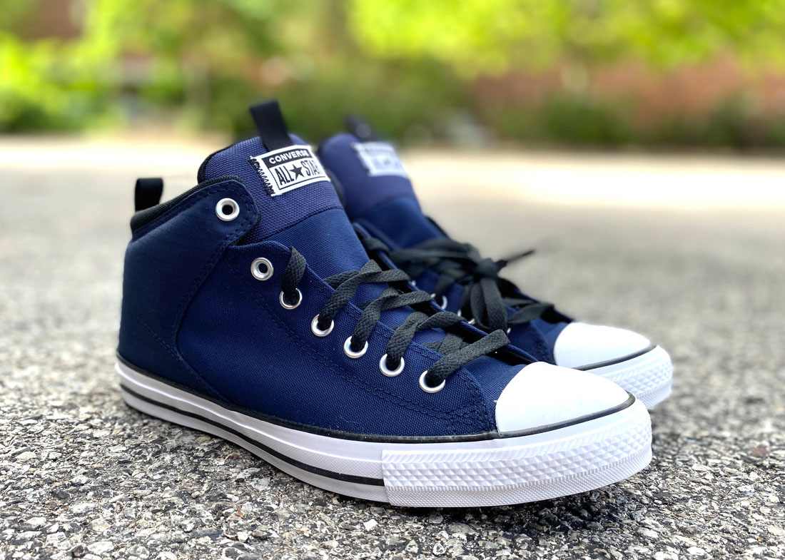 Converse Street Hi Top Navy White 1