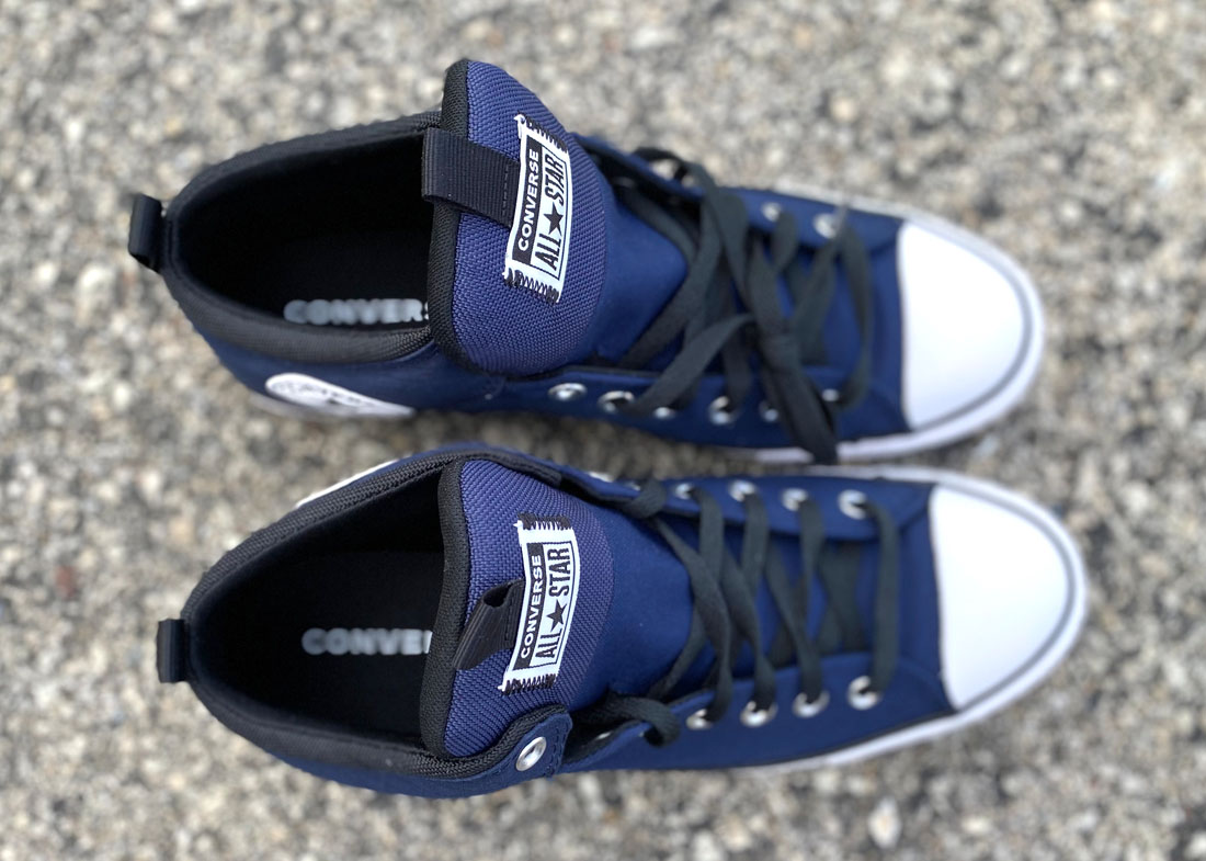 Converse Street Hi Top Navy White 2