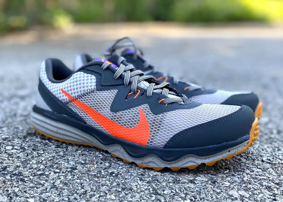 Nike Juniper Trail gray orange5