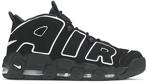Nike Air More Uptempo black white