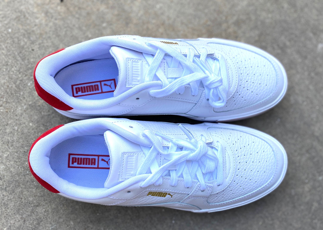 Puma Cali Pro white red 4