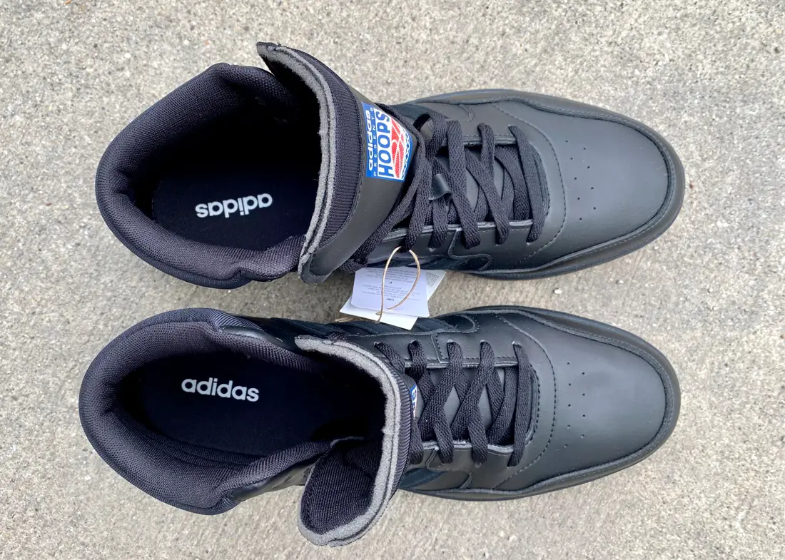 adidas Hoops 3.0 black gum 2
