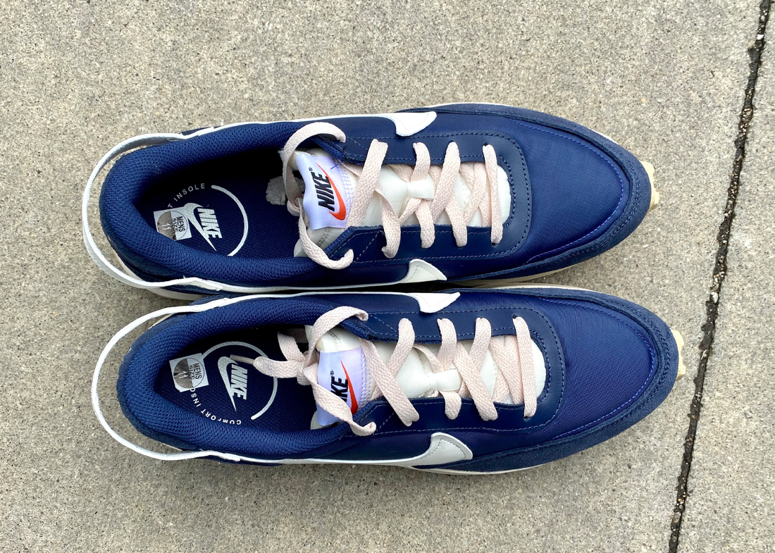 Nike Waffle Debut navy blue white3