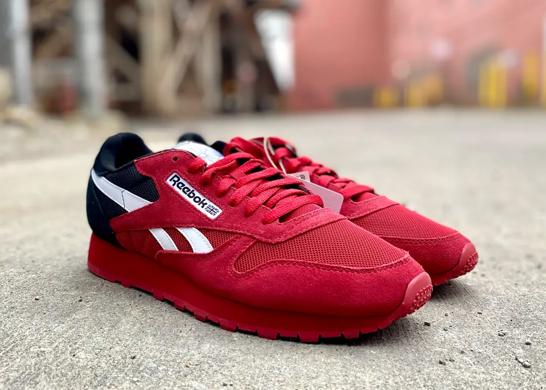 Reebok Classic Leather Summer black red 1