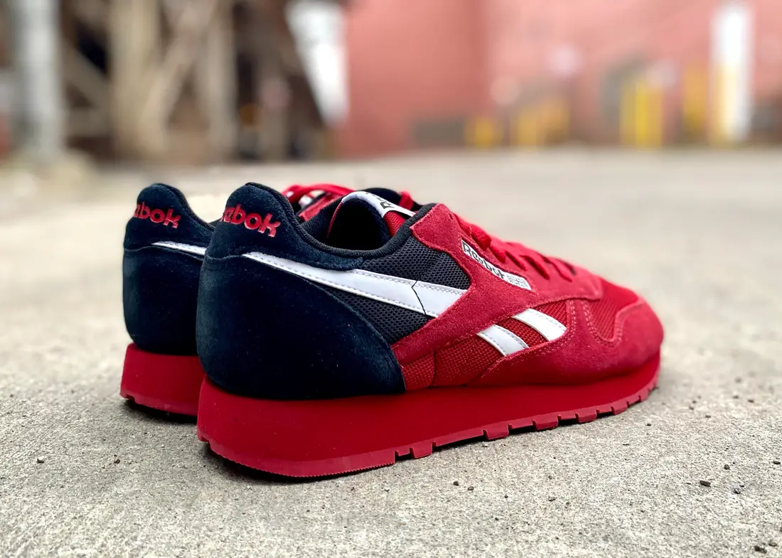 Reebok Classic Leather Summer black red 3