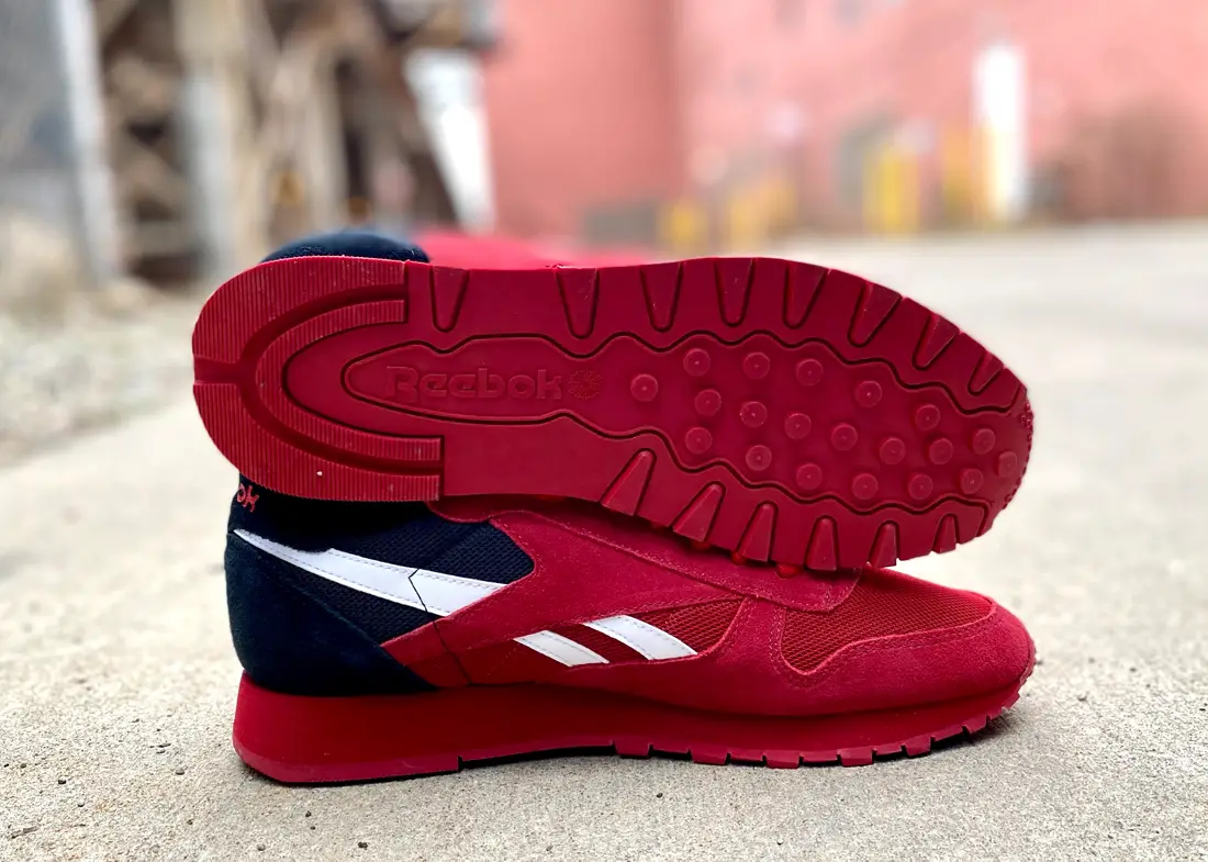 Reebok Classic Leather Summer black red 4