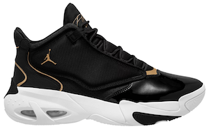 Jordan Aura 4 black gold