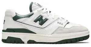 New Balance 550 white green