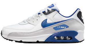 Nike aIR max 90 white blue black