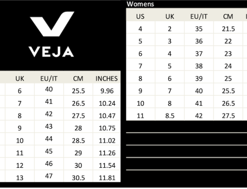 Adidas Size Charts