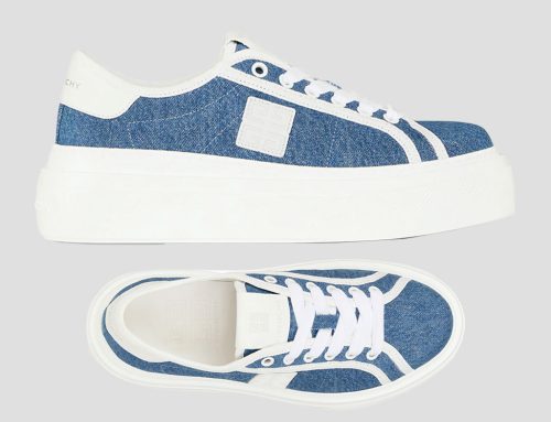 Givenchy City Denim Platform Sneakers