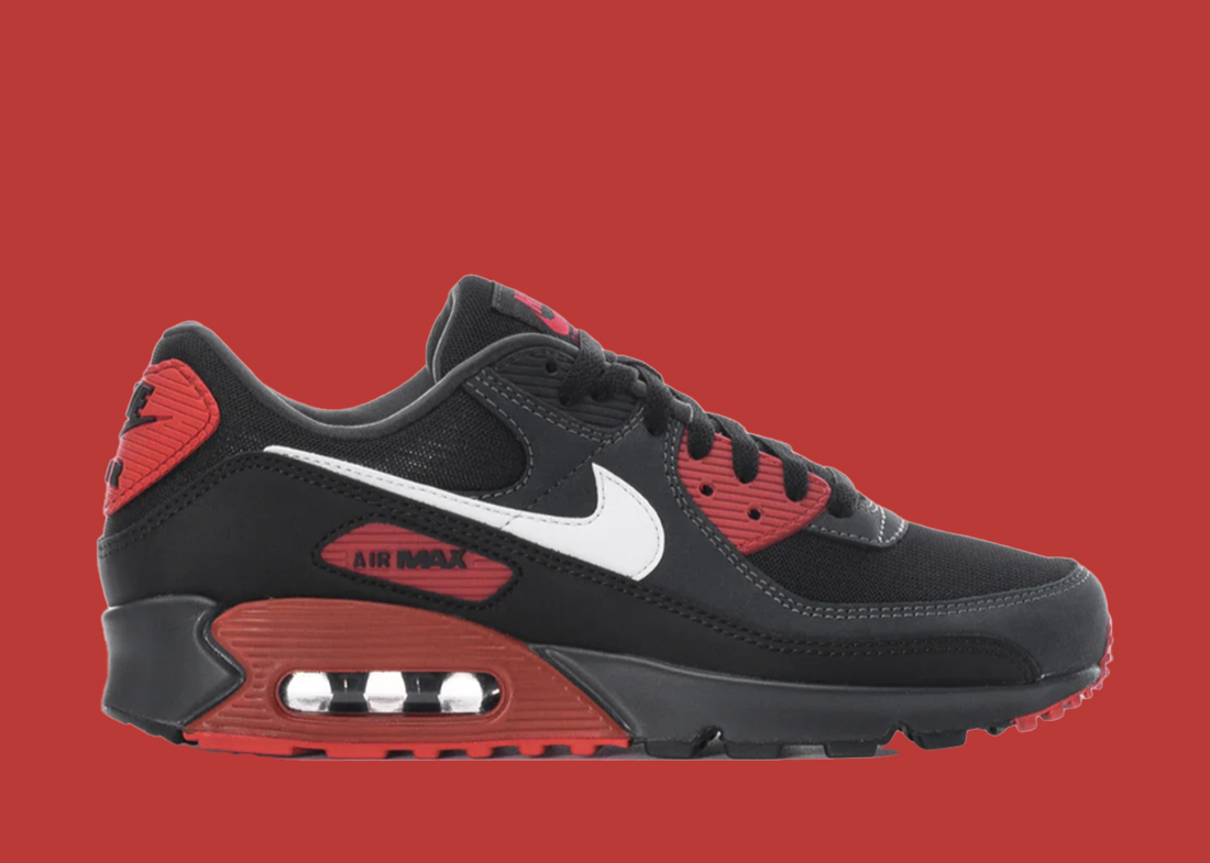 Nike Air Max 90 gray red FB9658 001