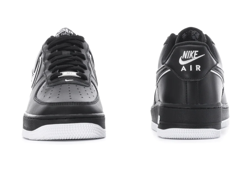 Nike aIR fORCE 1 black white2