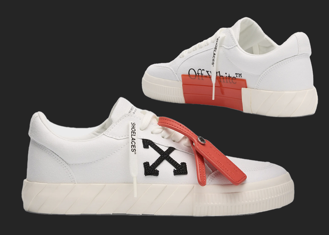 Off-White Vulcanized Canvas Low Top - Soleracks