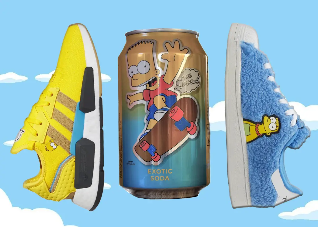 The Simpsons x Adidas Shoes