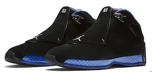 Air Jordan 18 black blue