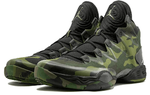 Air Jordan 28 camo green