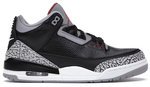 Air Jordan 3 cement black