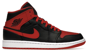 Air Jordan 1 black red