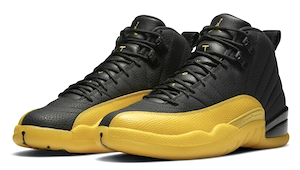 air jordan 12 black yellow