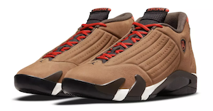 air jordan 14 brown