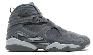 air jordan 8 gray