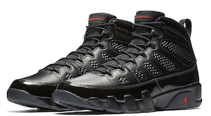 air jordan 9 black