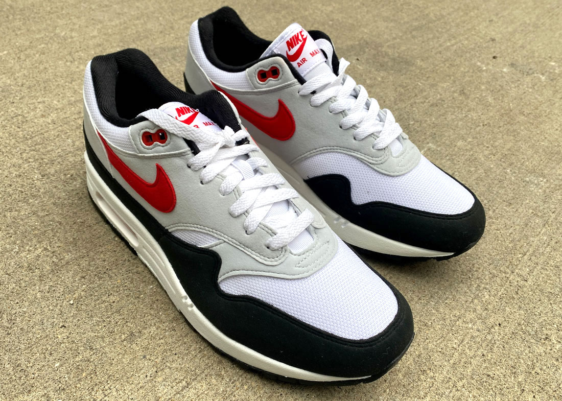 Nike Air Max 1 white black red 1