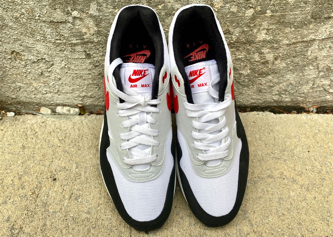 Nike Air Max 1 white black red 2