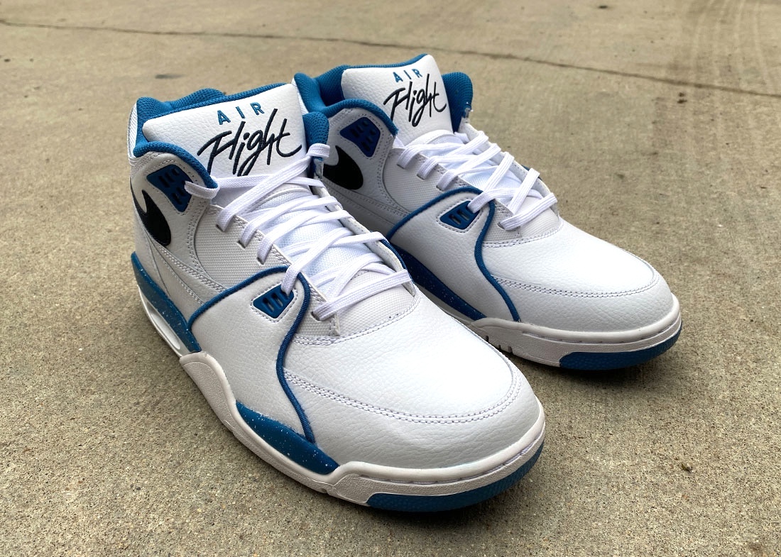 Nike Air Flight 89 white blue 1