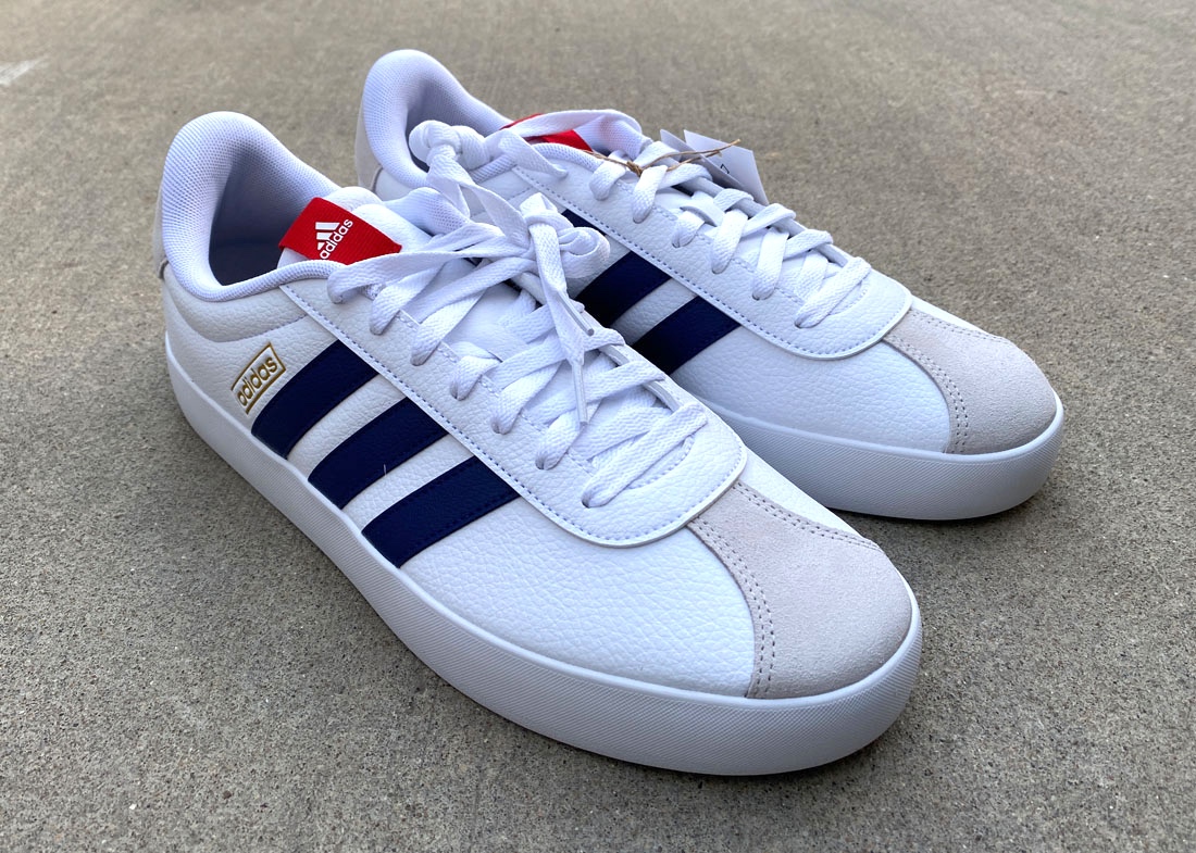 adidas VL Court white blue red4